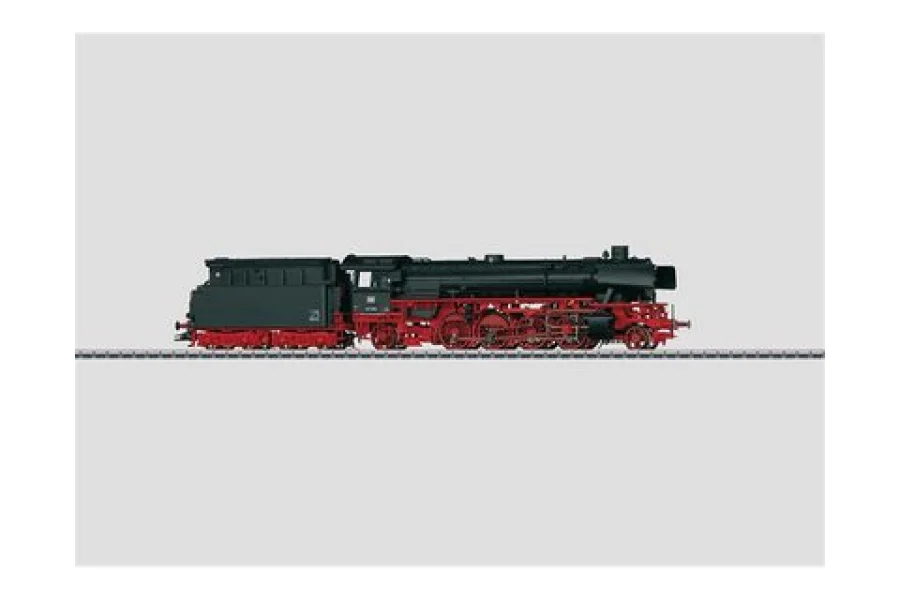 Locomotiva a vapore merci con tender