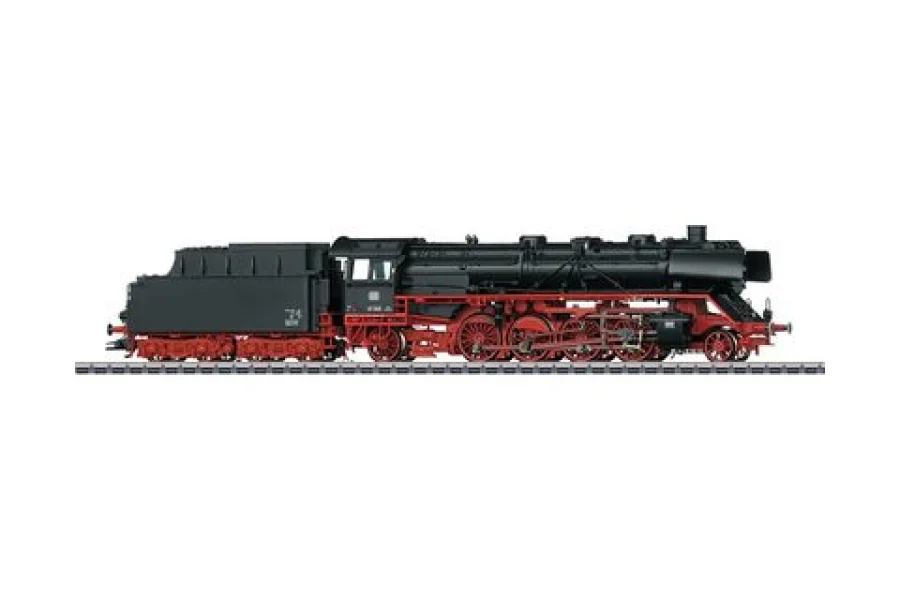 Güterzug-Dampflokomotive mit Schlepptender