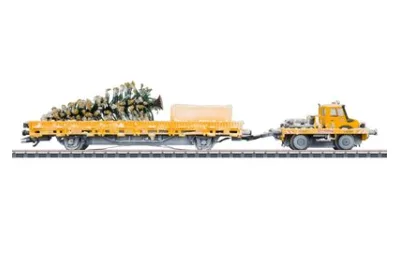 Märklin 39942: Dual-mode Unimog (rail service vehicles)
