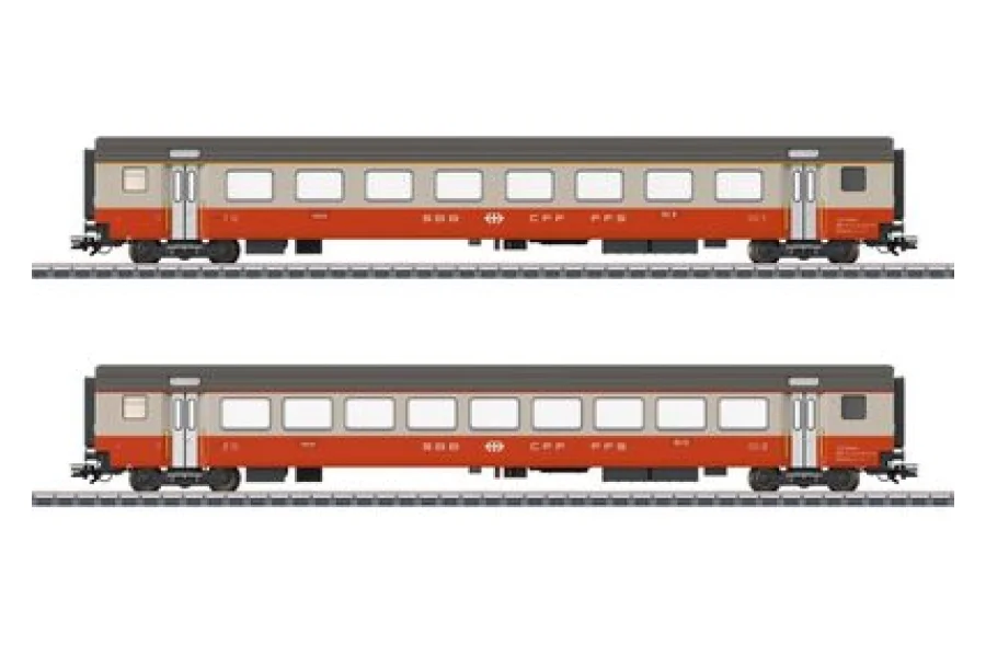 Set de voitures voyageurs Swiss Express
