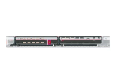 Märklin 43448: Додатковий набір вагонів 3 до TGV INOUI