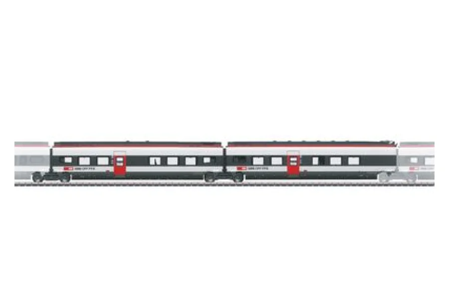 Set de coches adicionales 2 para RABe 501 022 Giruno