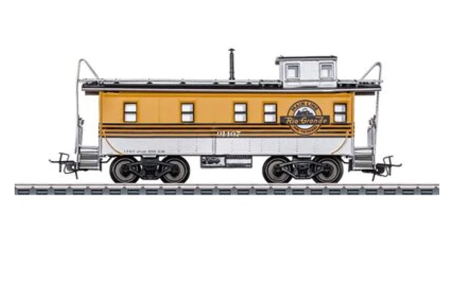 Американский сопроводительный вагон caboose "Tin Plate"