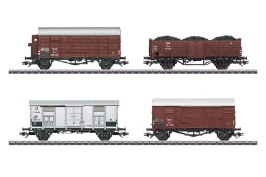 Set di carri merci per la locomotiva a vapore BR 52