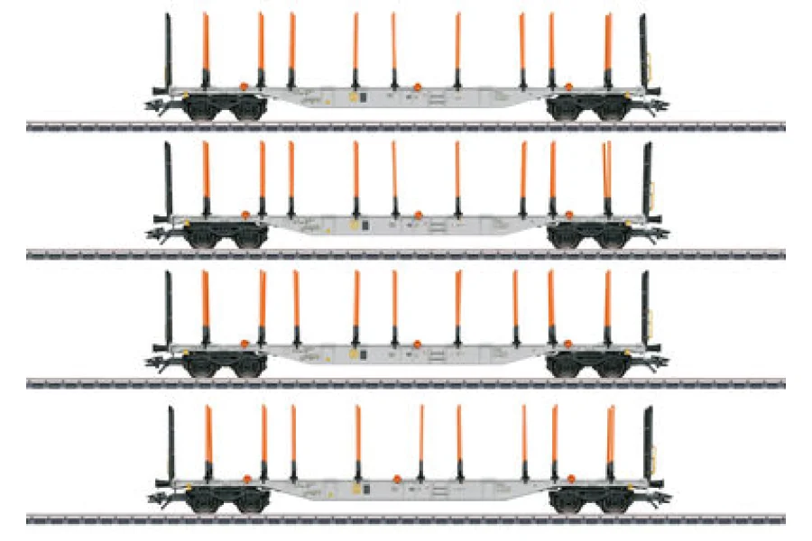 Set de vagones portacontenedores KLV Sgns 88