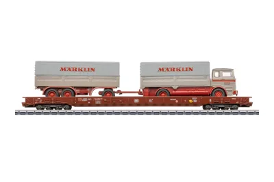 Märklin 47412: Carro a pianale ribassato Saadkms