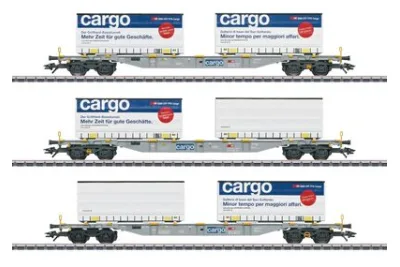 Märklin 47463: Containertragwagen-Set SBB Cargo