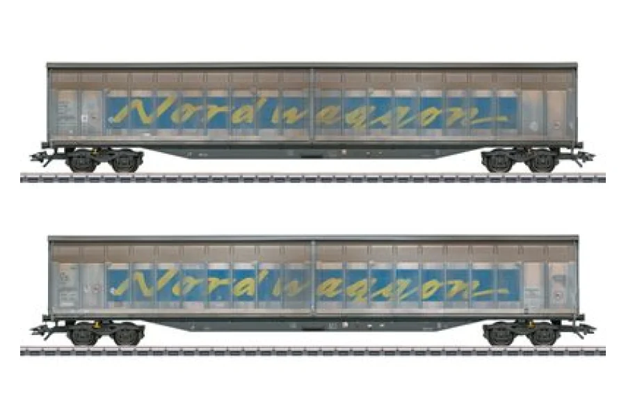 Set de vagones de paredes deslizantes "Transwaggon"