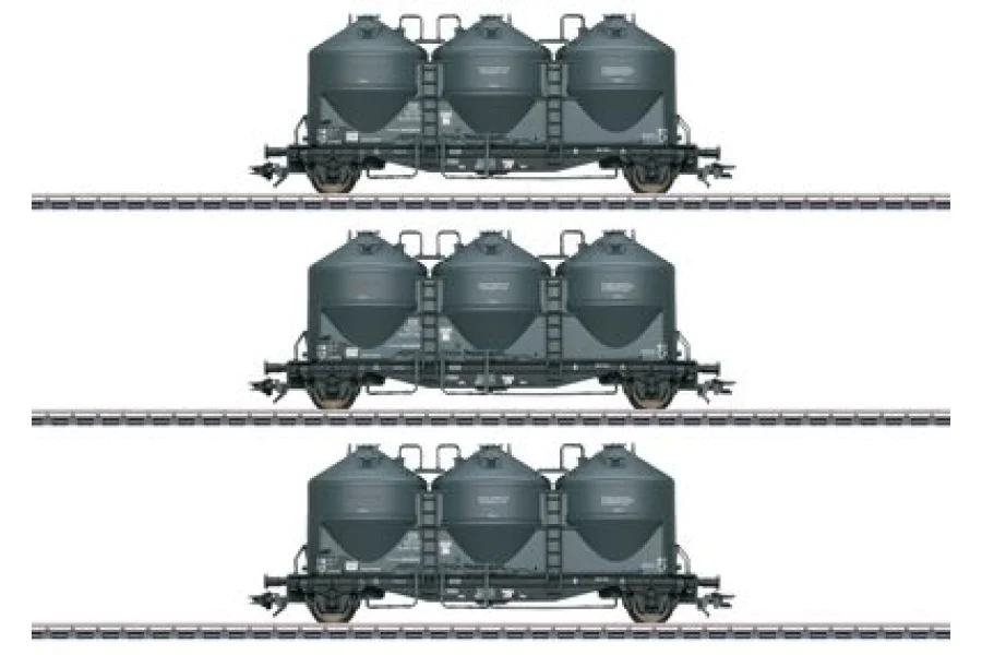 Zestaw wagonów silosowych Kds 67