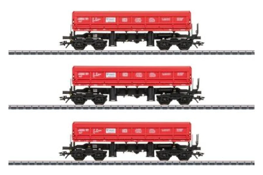 Lot de wagons à bascule latérale Fas