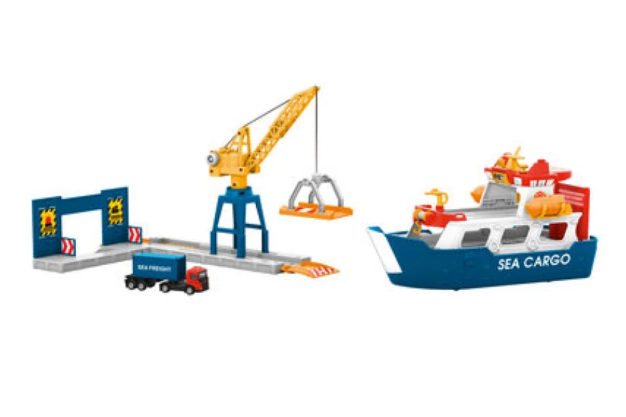 Märklin my world - вантажне судно та портовий кран