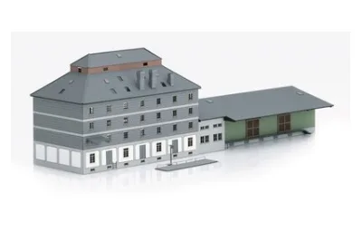Märklin 72706: Bouwpakket „Raiffeisen Lagerhaus mit Markt"