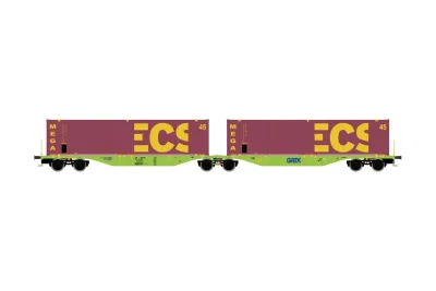Mehano 30047: Containertragwagen Bauart Sggmrss'90
