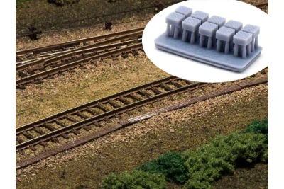 Modellbahn Union H0-A00285: H0 Umlenkkasten Form 4 10x