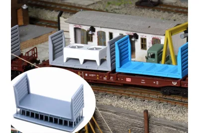 Modellbahn Union H0-A00337: Контейнер flat rack H0, 20 футов