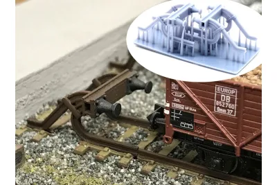 Modellbahn Union H0-A00357-25: H0 respingente storico n. 1, 2x