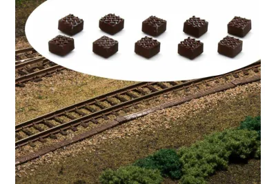 Modellbahn Union H0-A50283: H0 Umlenkkasten Form 2 10x