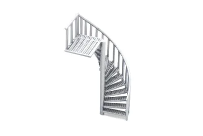 Modellbahn Union H0-A50426: H0 Wendeltreppe ein Stockwerk