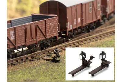 Modellbahn Union H0-A50431: H0 leva manuale dello scambio con lanterna dello scambio, sinistra