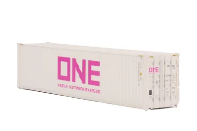Modellbahn Union H0-C20032: H0 Container 40ft High Cube ONE grau
