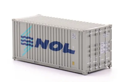 Modellbahn Union H0-C20087: H0 konténer 20ft Flat Panel NOL