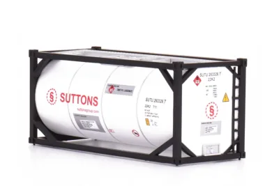 Modellbahn Union H0-C20141: H0 Container 20ft Tankcontainer Suttons weiß
