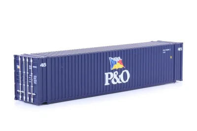 Modellbahn Union H0-C20177: H0 container 45ft P&O blauw