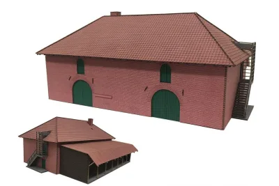 Modellbahn Union H0-H00067: H0 музей игрушек Dorenburg, сарай