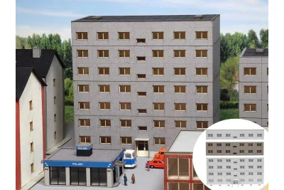 Modellbahn Union H0-H00274: H0 Plattenbau WBS 70 2-stöckige Erhöhung