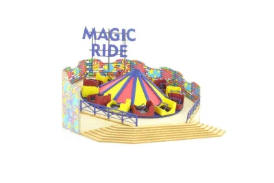 Modellbahn Union H0-L00160: H0 Kirmes Fahrgeschäft - Magic Ride unmotorisiert
