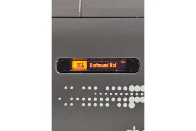 Modellbahn Union H0-T46x14: Set Zugzielanzeige RE4 Dortmund Desiro HC