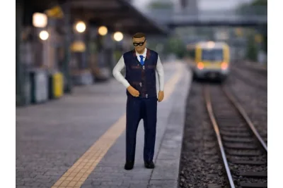 Modellbahn Union H0-W99006: H0 Figur Mitarbeiter Deutsche Bahn DB modern