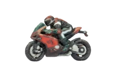 NOCH 10901: Figurka H0: sportovní motocykl za jízdy
