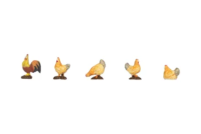 NOCH 12865: H0 figurines avec son : poules et coq