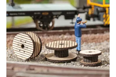 NOCH 14202: H0 Laser-Cut minis Kabelrollen