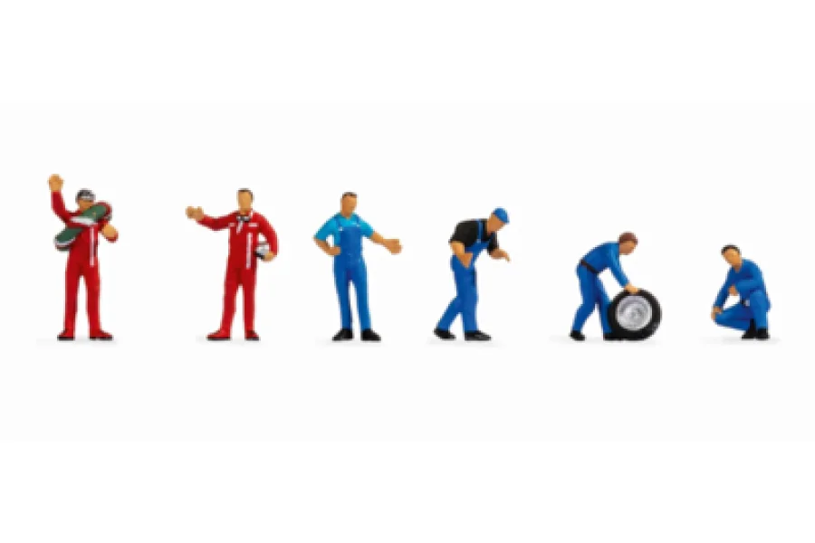 Pilotos de carreras y mecánicos