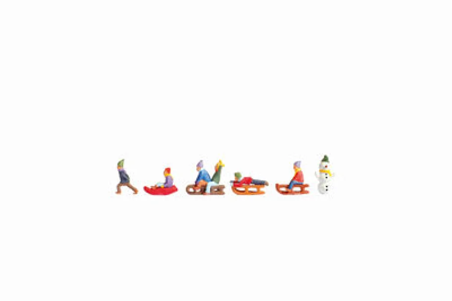 Enfants dans la neige