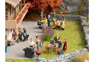 NOCH 16200: H0 Figuren-Themenwelt Grill-Party