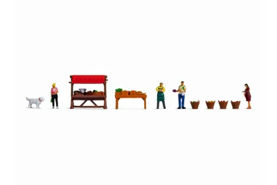 NOCH 16225: H0 figuren themawereld: groentekraam