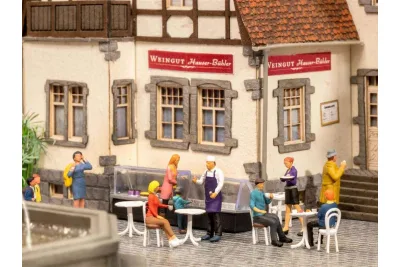 NOCH 16245: H0 figurky Tematický svět: kavárna