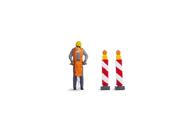 NOCH 16521: H0 Figuren Tiny-Scenes Straßenbau