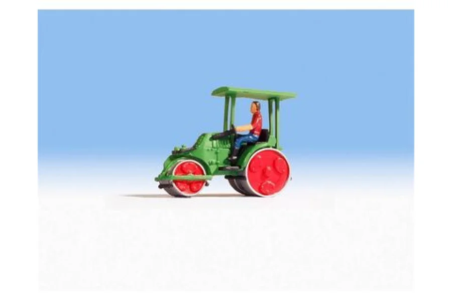 Rodillo compactador Zettelmeyer verde, con figura
