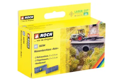 NOCH 58294: H0 Wasserdurchlass Rohr