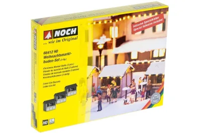 NOCH 66412: H0 Weihnachtsmarktbuden