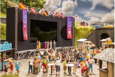 NOCH 66822: H0 micro-motion Open-Air Filmfestival