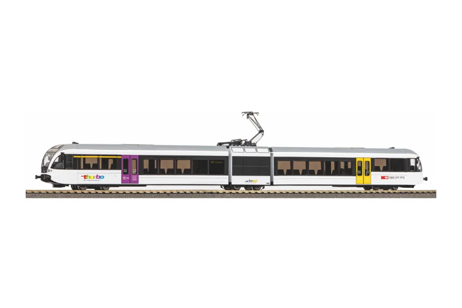 Hangos villamos motorvonat GTW 2/6 "Stadler" THURBO bwegt SBB IV, PIKO SoundDecoder-rel