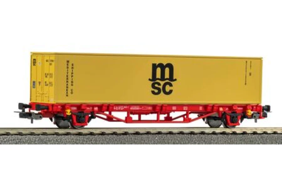 Konténerszállító vagon MSC NS V 1×40' konténer