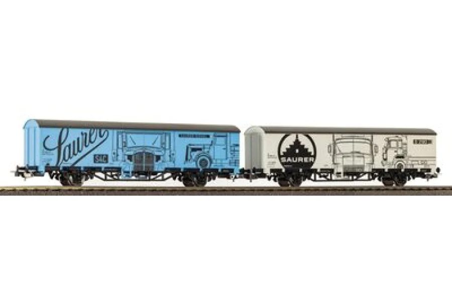 Zestaw 2 wagonów krytych "Starke Marken Saurer" SBB V
