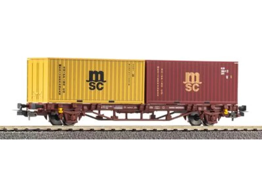 Carro portacontainer 2× 20' container MSC FS V