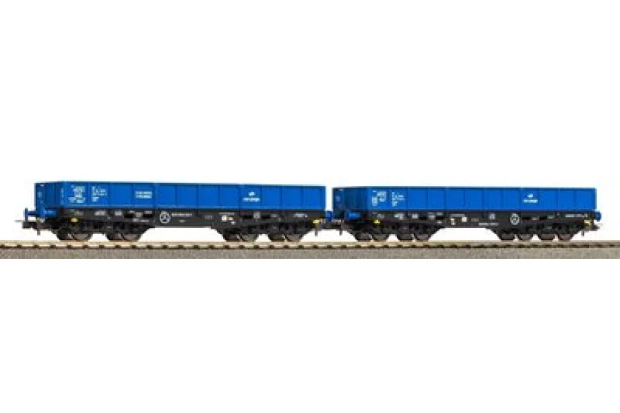 Zestaw 2 wagonów towarowych 401Zb PKP VI